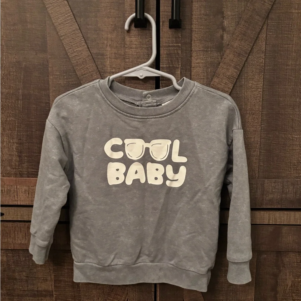 Cat & Jack | Baby Gray Cool Baby Top